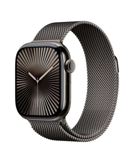 Умные часы Apple Watch Series 10 42 мм, Titanium Case Cellular, Milanese Loop, Black