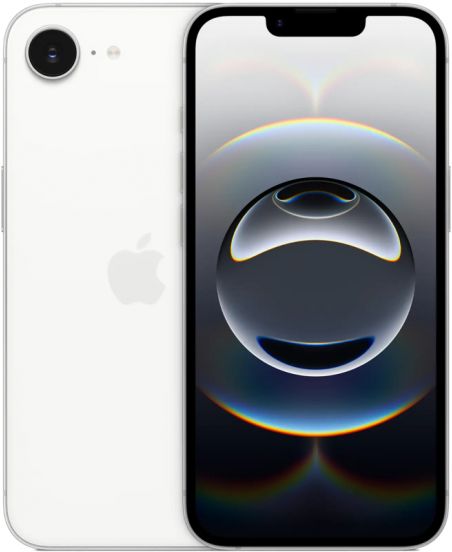 Apple iPhone 16e 128 GB, Dual SIM (nano SIM), White
