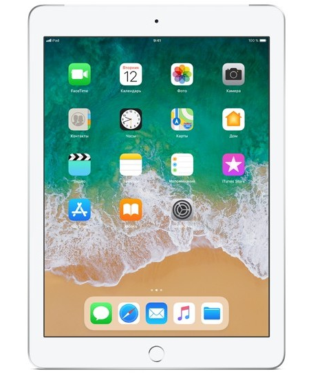 Apple iPad (2018) Wi-Fi 32 ГБ, серебристый