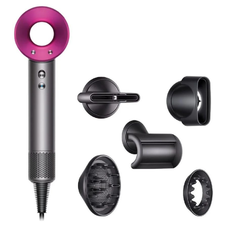 Фен Dyson Supersonic Nickel/Fuchsia HD08