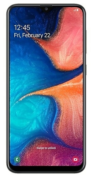 Samsung Galaxy A20, Black (1 sim)
