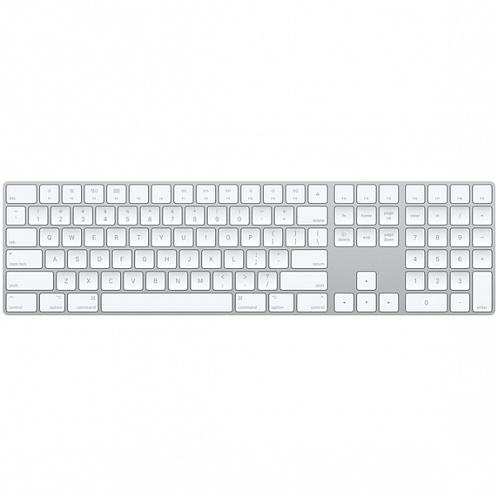 Magic Keyboard with Touch ID and Numeric Keypad, белая